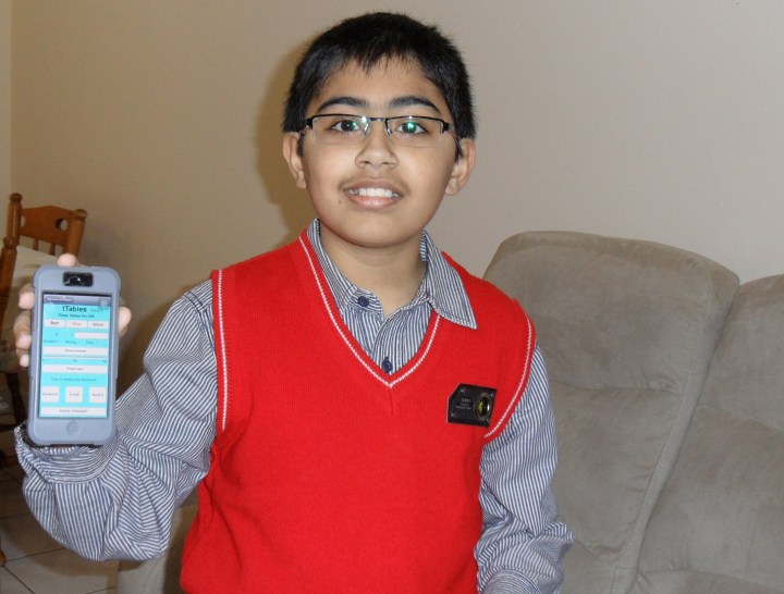 Tanmay Bakshi, 10, has successfully developed an app for Apple. His aptitude for computing and coding has made him a celebrity in Canada and abroad. Photo by Radhika Panjwani